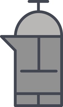 French Press Vector Icon