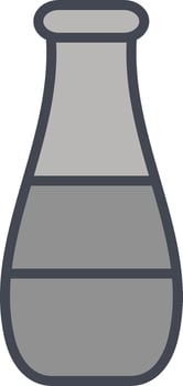 Milk Bottle Vector Icon