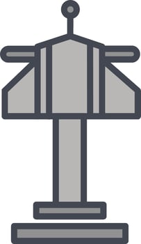 Air Control Tower Vector Icon