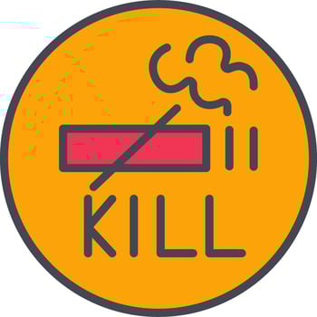 Smoking Kills Vector Icon