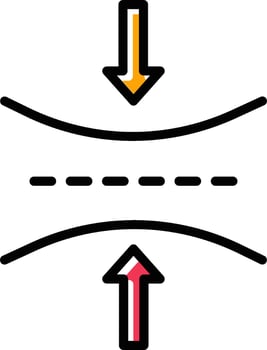Elasticity Vector Icon