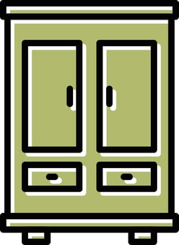 Cupboard Vector Icon