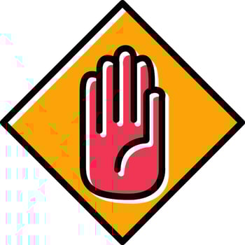 Halt Vector Icon