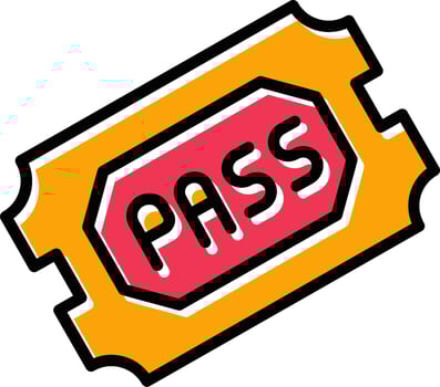 Passes Vector Icon