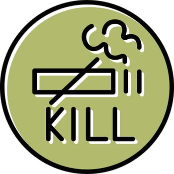 Smoking Kills Vector Icon