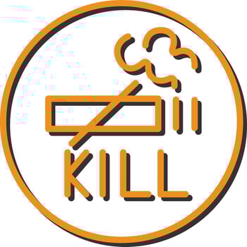 Smoking Kills Vector Icon