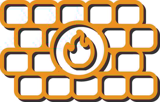 FireWall Vector Icon
