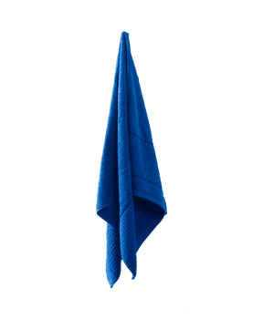 blue towel, transparent background png
