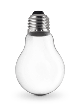 Light bulb, transparent background png
