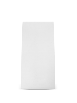 Paper Bag Package for advertising and branding. Paper bag triangular shape, transparent background png