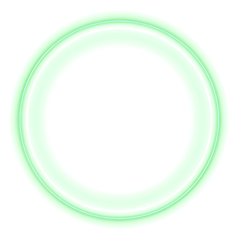 AI generated Neon ring on transparent background png