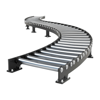 AI generated Roller conveyor png isolated on transparent background