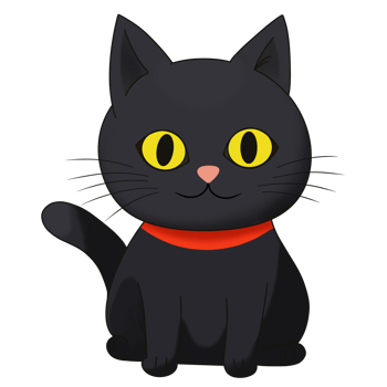 Halloween Black Cat png