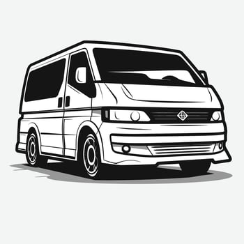 Car sticker art illustration vector