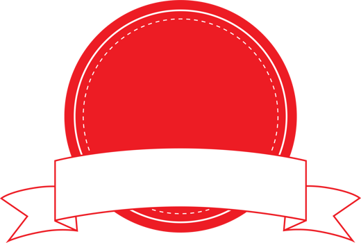 collection red badge label tag border design for reward winner guarantee decorate png