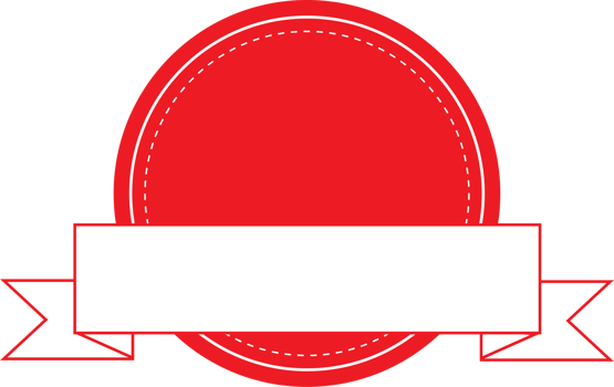 collection red badge label tag border design for reward winner guarantee decorate png