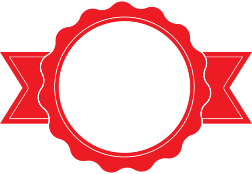 collection red badge label tag border design for reward winner guarantee decorate png