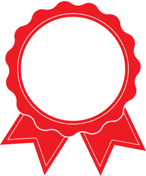 collection red badge label tag border design for reward winner guarantee decorate png