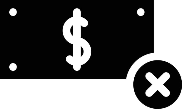Cashless payment vector icon