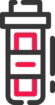 Blood Test Creative Icon Design vector