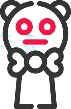 Line Two Color Design vector