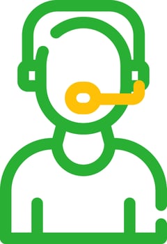 Operator Creative Icon Design vector