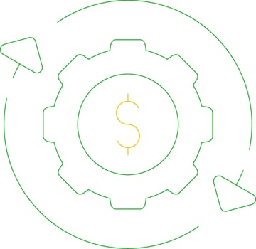 Procedure Cost Creative Icon Design vector