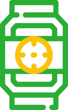 Space Capsule Creative Icon Design vector