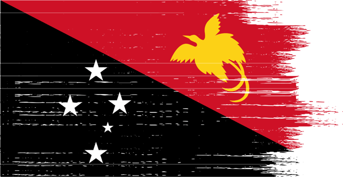 Papua New Guinea flag brush png