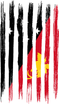 Papua New Guinea flag brush png