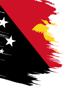 Papua New Guinea flag brush png