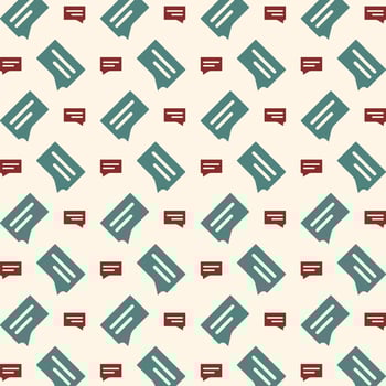 Chat unique trendy multicolor repeating pattern vector illustration background
