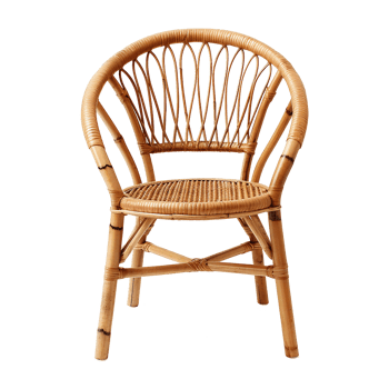 AI generated Bamboo chair isolated on transparent background png
