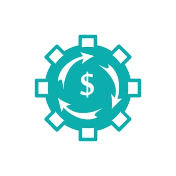 Money Investing Logo Icon Vector