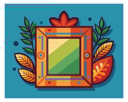Photo frames vector illustration design