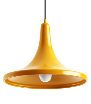 AI generated Different style and color lamp for interior design with transparent background png