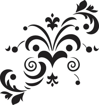 Heritage Harmony Vintage European Border Logo in Elegant Black Epoch Elegance Monochrome Logo Design with European Border vector