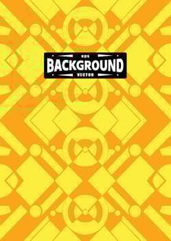 Yellow Abstract Background With Geometric Pattern Vector Eps For Sublimation Texture
