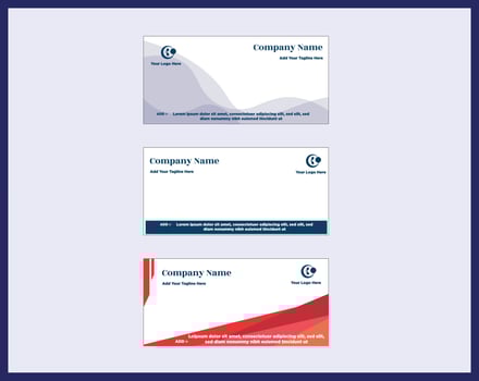 set of Envelope design vector