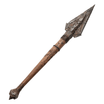 AI generated Ancient war spear isolated on transparent background png