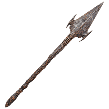 AI generated Ancient war spear isolated on transparent background png