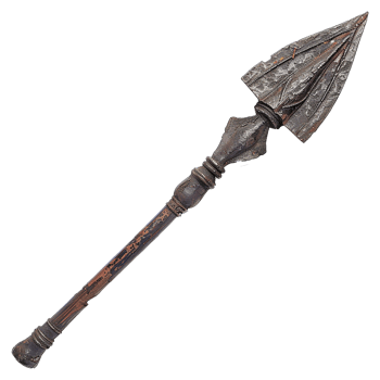 AI generated Ancient war spear isolated on transparent background png