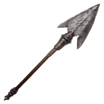 AI generated Ancient war spear isolated on transparent background png
