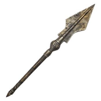AI generated Ancient war spear isolated on transparent background png