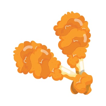 Chicken Flat Stickers vector