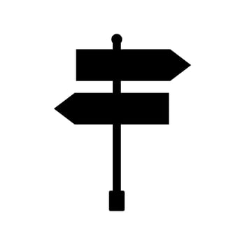 Street sign illustrated on white background vector