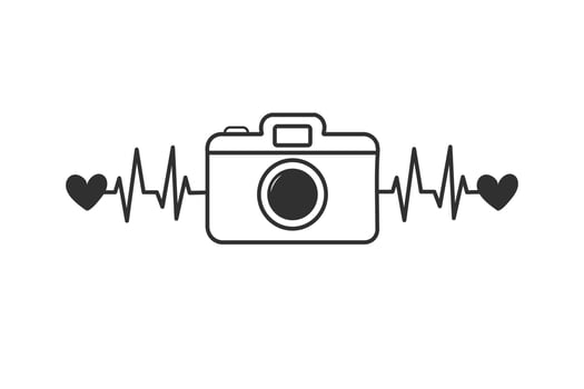 Creative Photography Typography Logo, Unique Typographic Logo Design, Stylish Photography Logo, Modern Photographer Typography Logo, Camera , Photography Typography Logo vector
