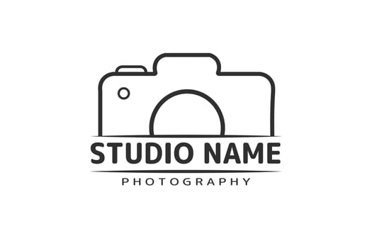 Creative Photography Typography Logo, Unique Typographic Logo Design, Stylish Photography Logo, Modern Photographer Typography Logo, Camera , Photography Typography Logo vector