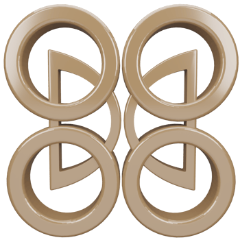 LOGO 3D abstract shapes png