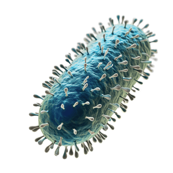 AI generated Microbe isolated on transparent background png